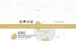 Desktop Screenshot of golfe-st-tropez.com